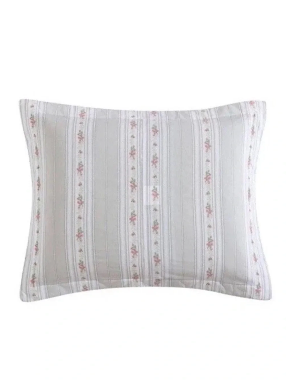 Laura Ashley Full/Queen Melany Pink Floral Reversible QUILT 3pc Set 100%Cotton
